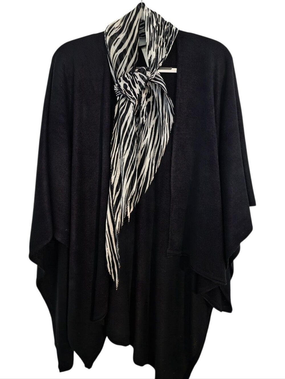Monochrome Zebra & Animal Print Scarf